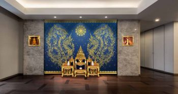 ร้านขายวอลเปเปอร์ ลายพญานาค ตกแต่งห้องพระให้สวยงาม